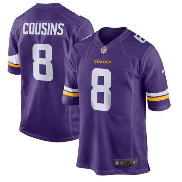 NEW Vikings  Kirk Cousins Jersey - Picture 1 of 8